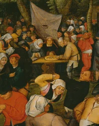 Danse de mariage en plein air, 1610 (détail)